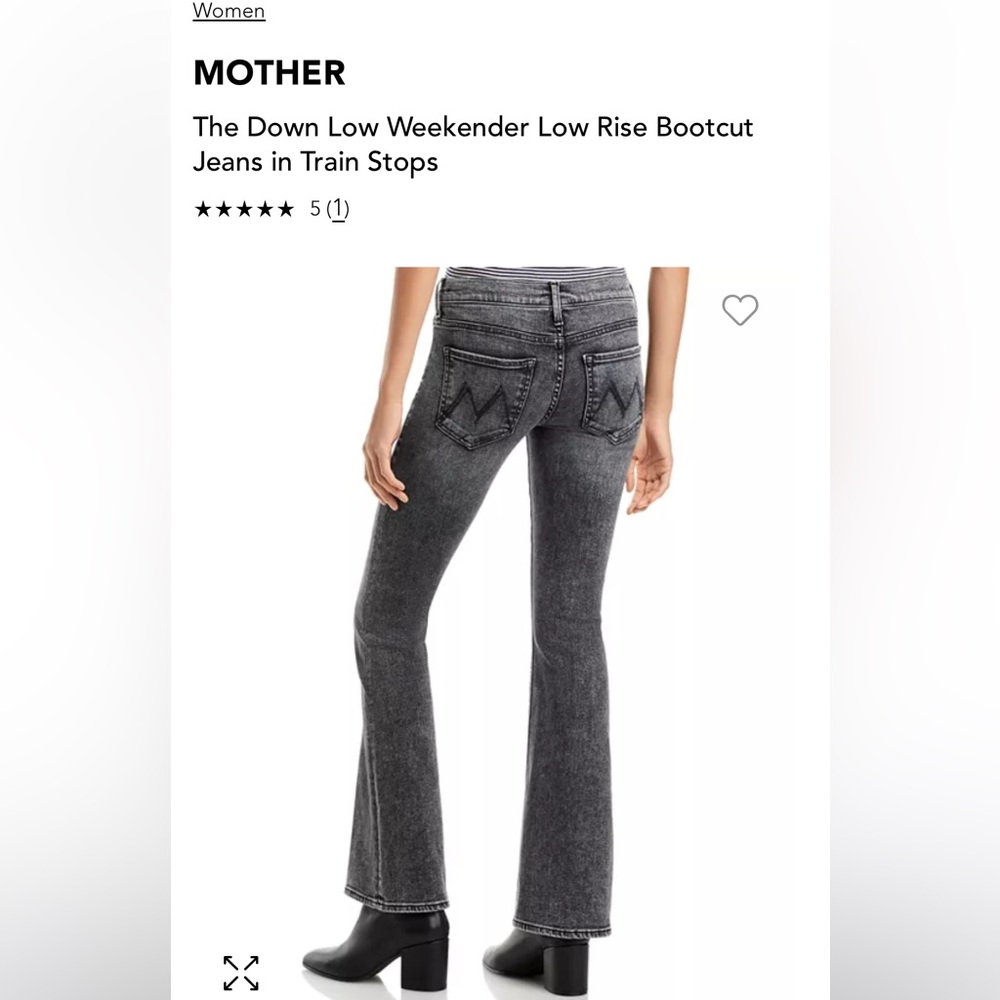 Mother low down weekender heel Train Stops